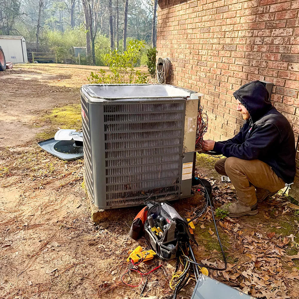 C&R Service and Repair team providing HVAC services