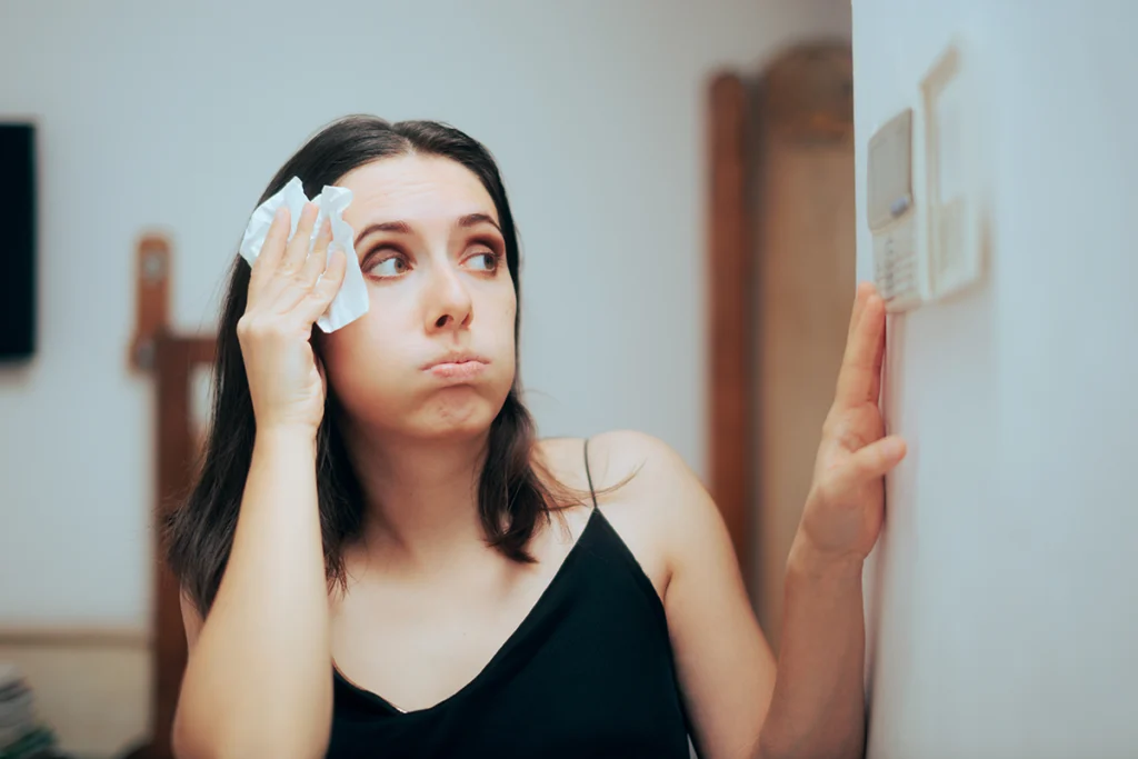 ac blows warm