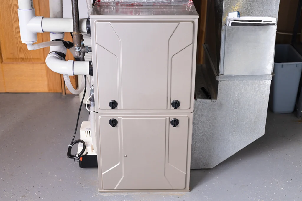 Furnace blower motor running continuously without stopping in winona: high-efficiency residential furnace installed